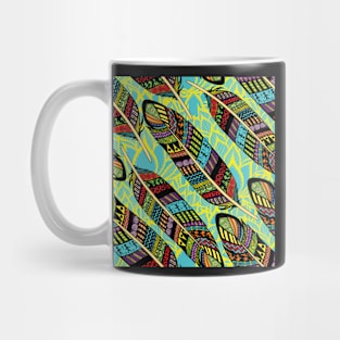 Colorful Crow Feathers Mug